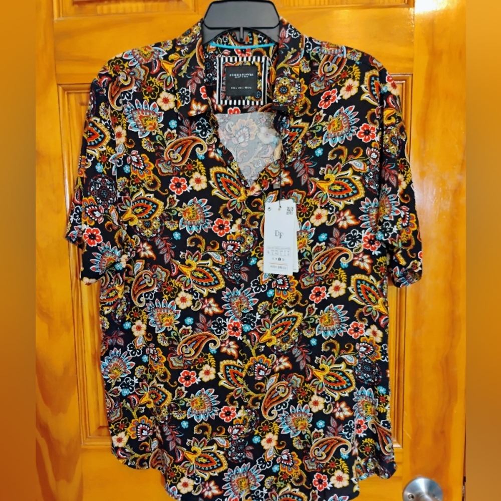 Denim & Flower, shirt, NEW with tags, LG FINAL Price Drop 💧💧💧💧💧